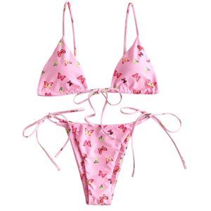 Two Piece Butterfly print Bikini